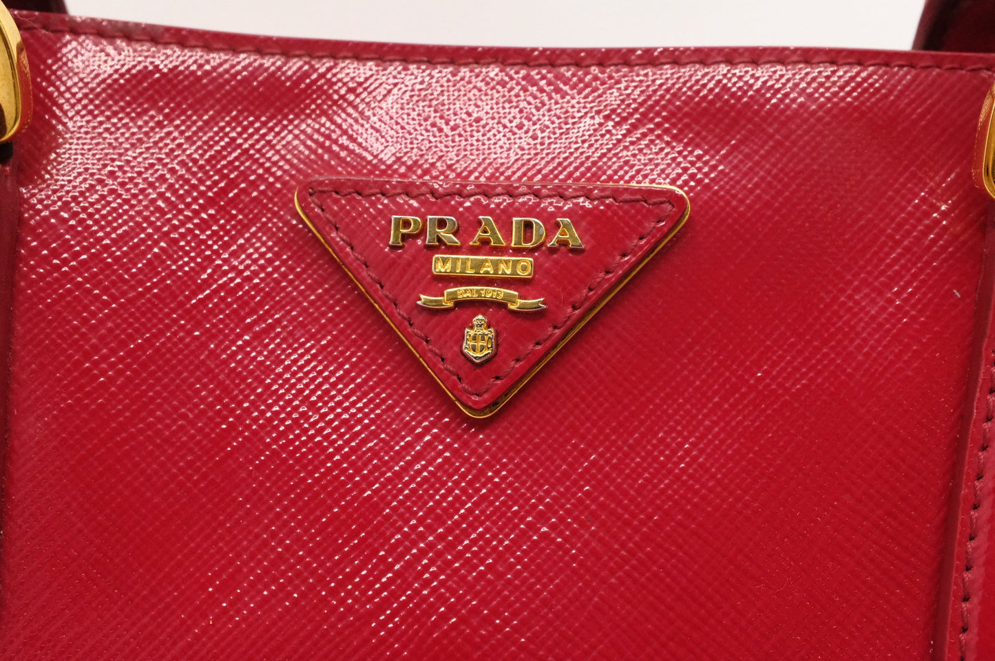 Prada Galleria in Red Saffiano Leather