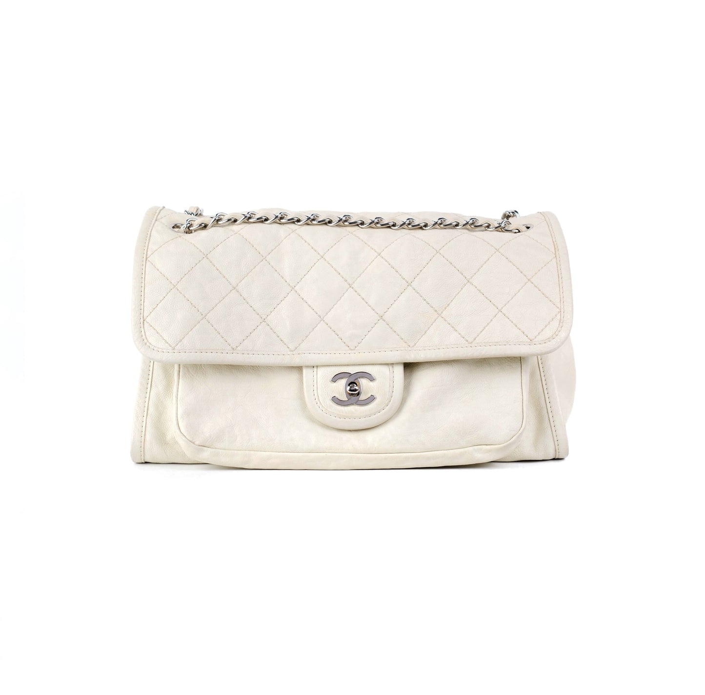 Chanel Seasonal Flap Ivory - Series 14