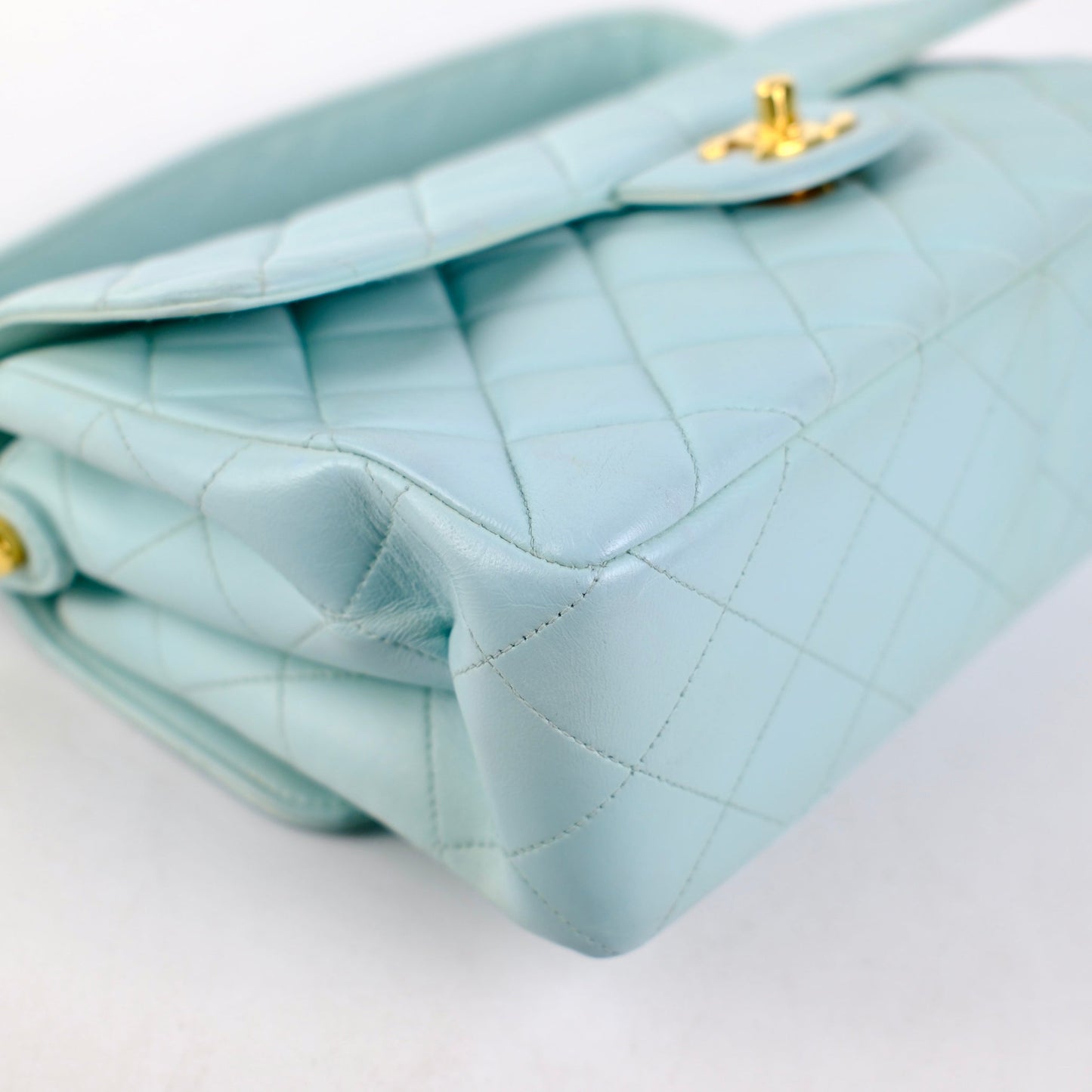 Chanel  Double Side Flap Bag Blue
