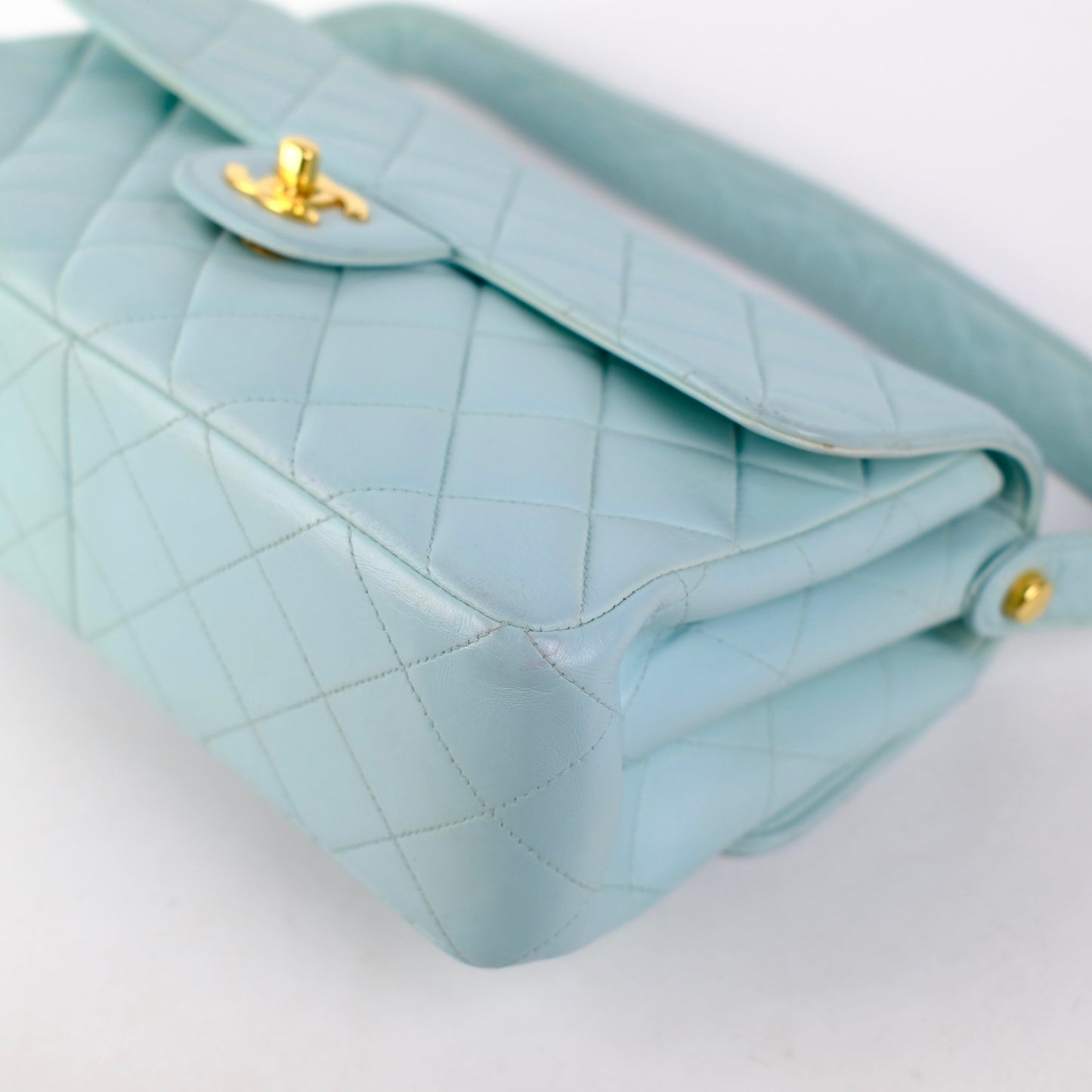Chanel  Double Side Flap Bag Blue