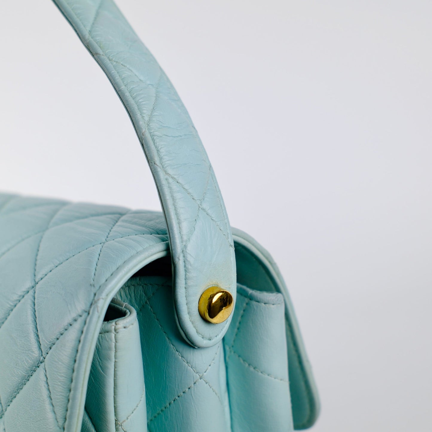 Chanel  Double Side Flap Bag Blue