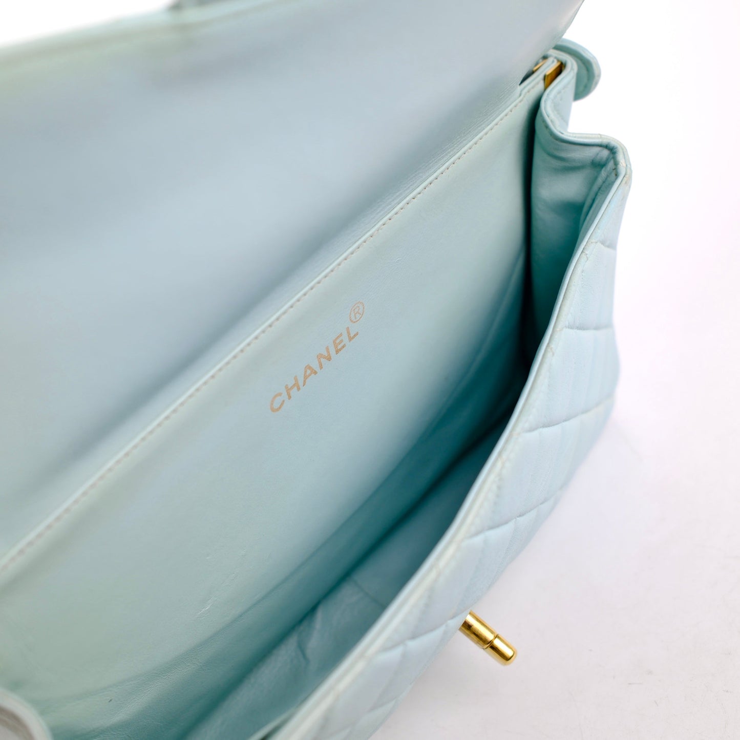 Chanel  Double Side Flap Bag Blue