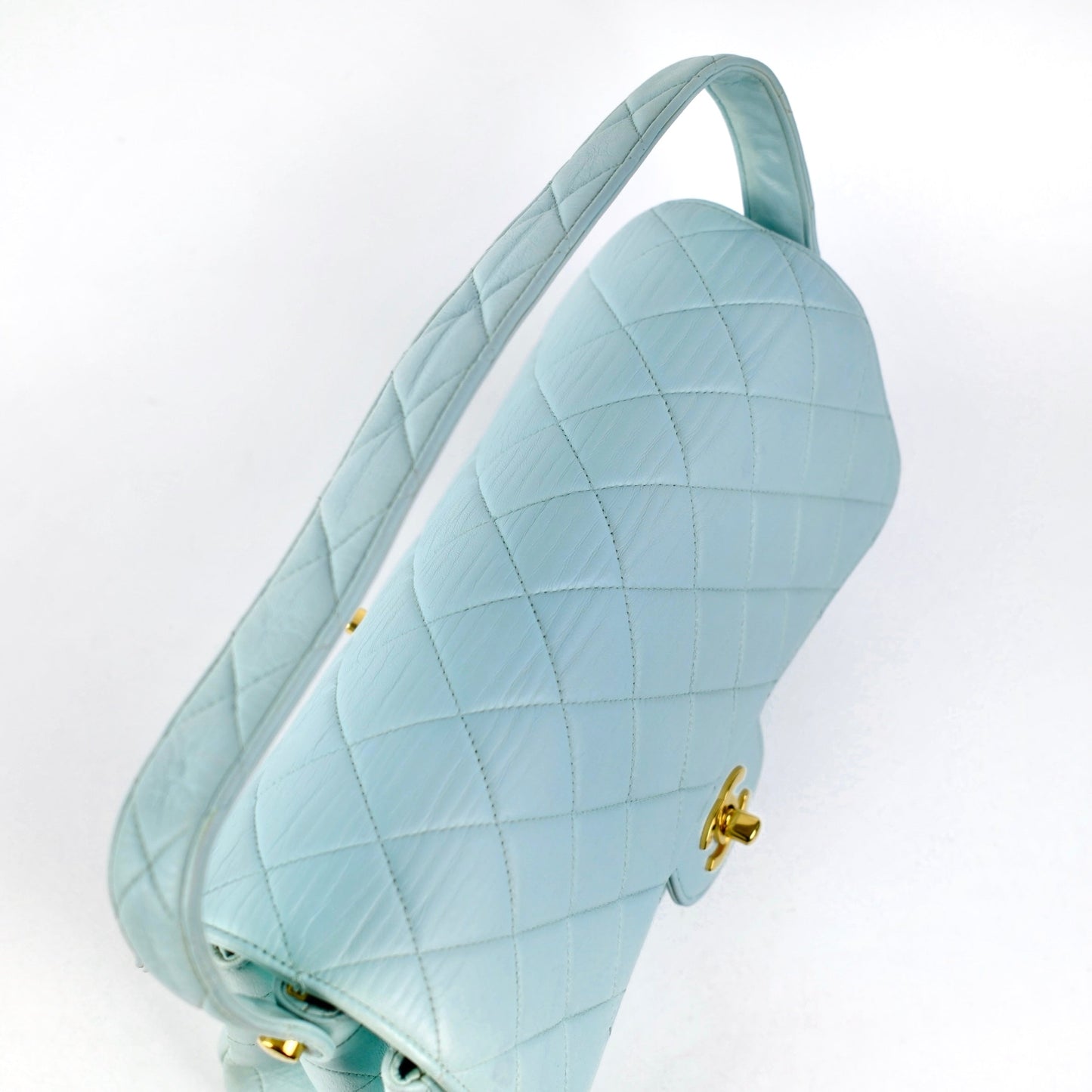 Chanel  Double Side Flap Bag Blue