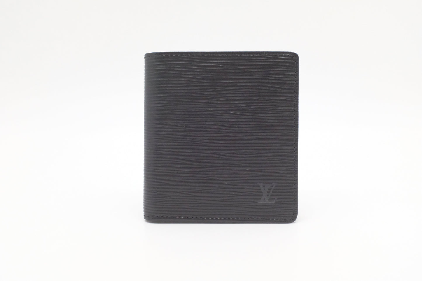Louis Vuitton Bifold Wallet in Black Epi Leather