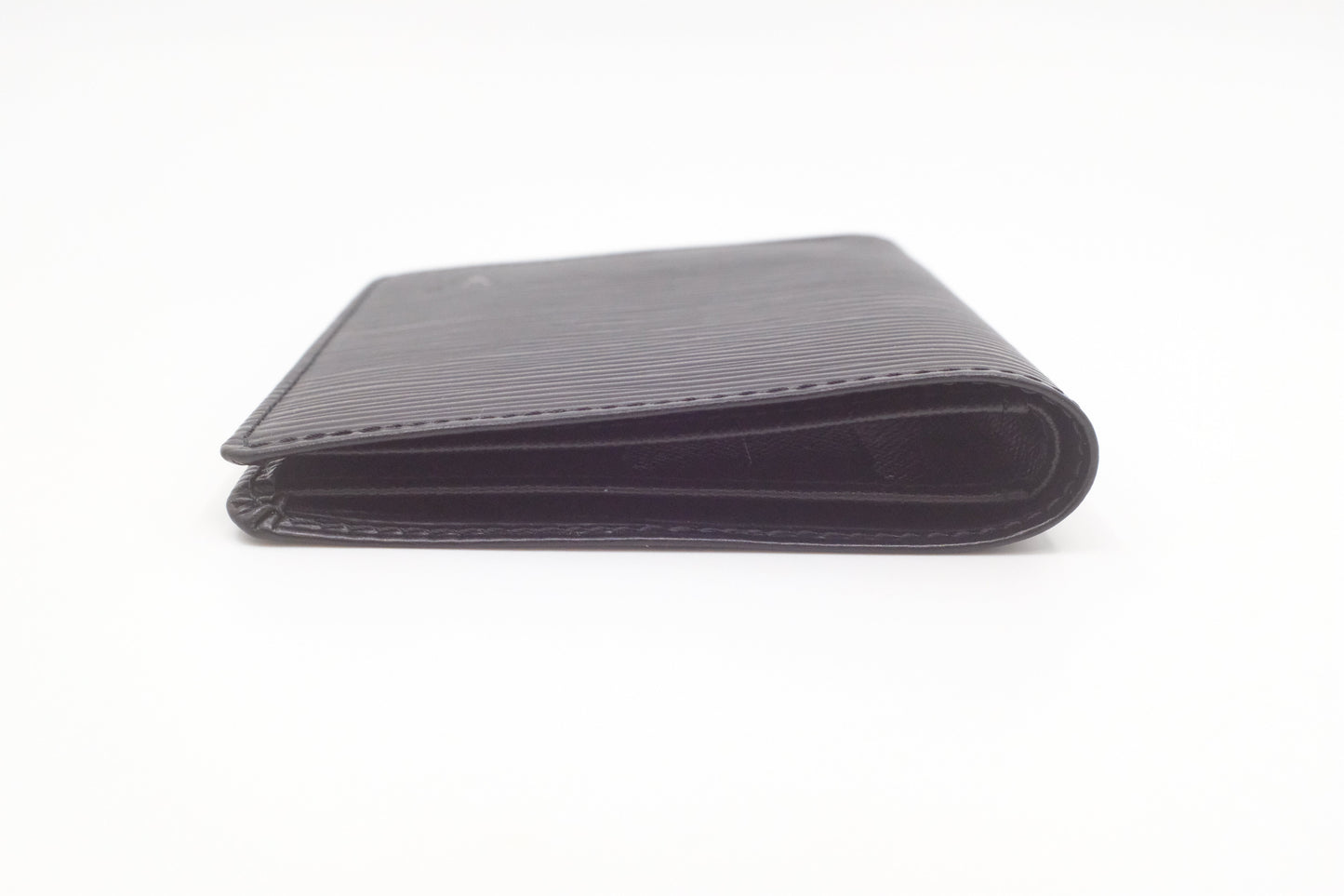 Louis Vuitton Bifold Wallet in Black Epi Leather