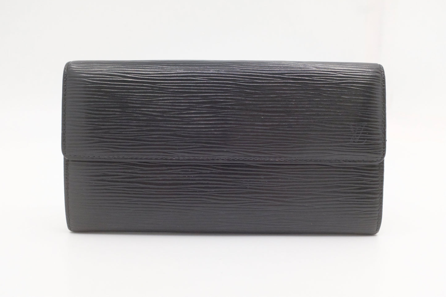 Louis Vuitton Sarah Wallet in Black Epi Leather