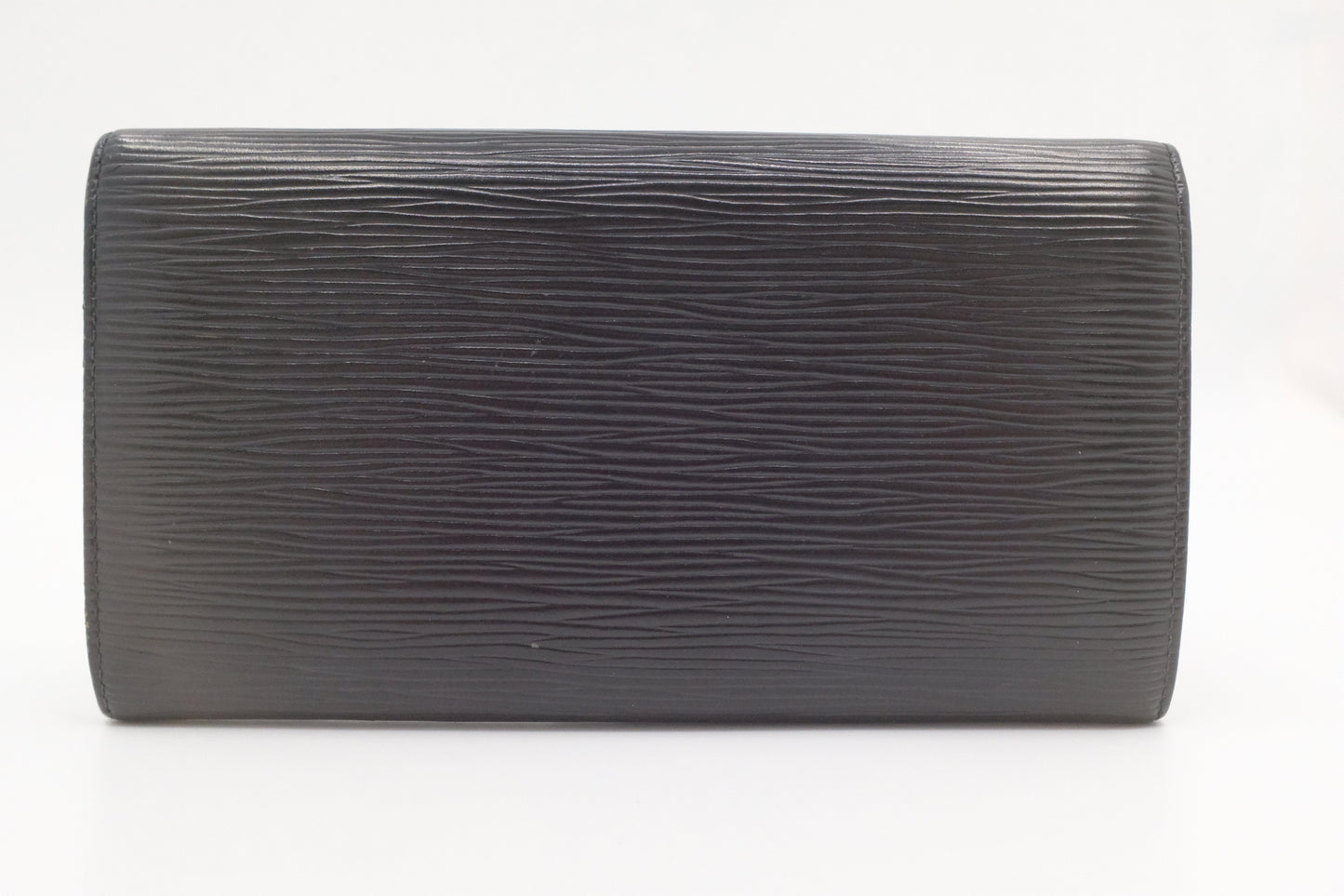 Louis Vuitton Sarah Wallet in Black Epi Leather