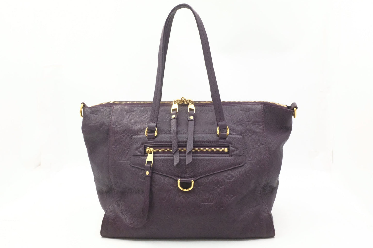Louis Vuitton Lumineuse PM in Purple Empreinte Leather