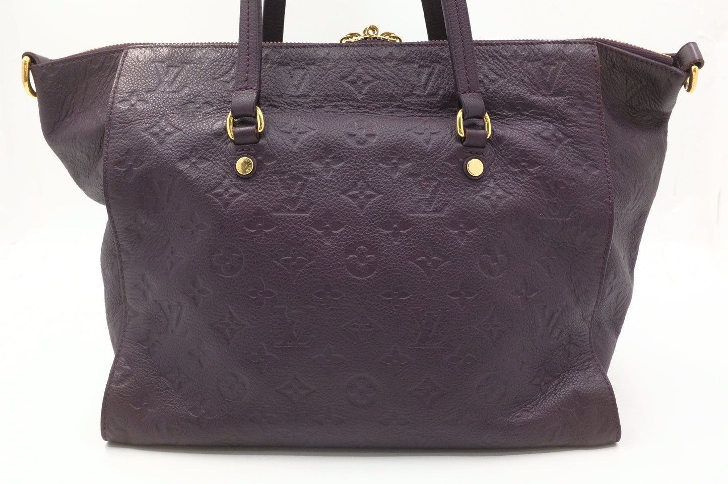 Louis Vuitton Lumineuse PM in Purple Empreinte Leather