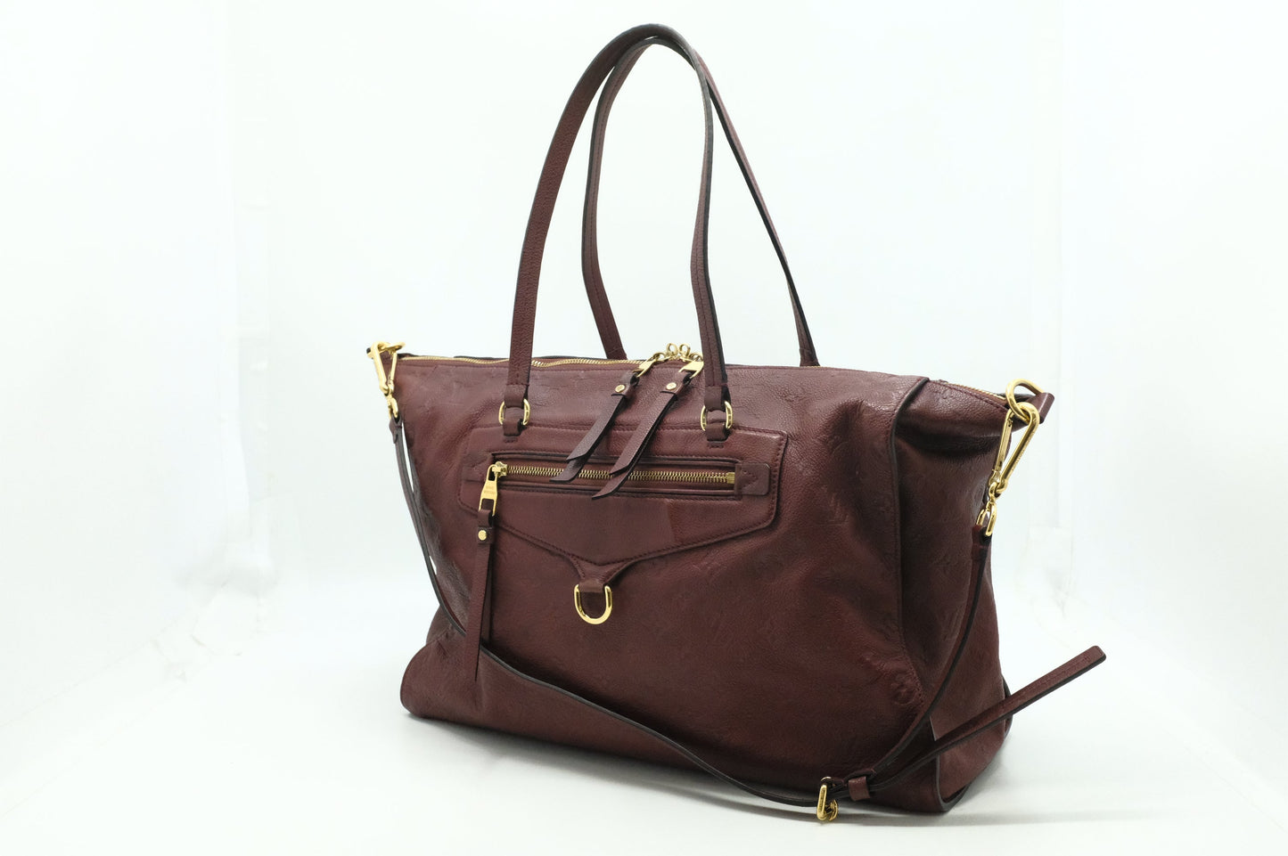 Louis Vuitton Lumineuse in Burgundy Empreinte Leather