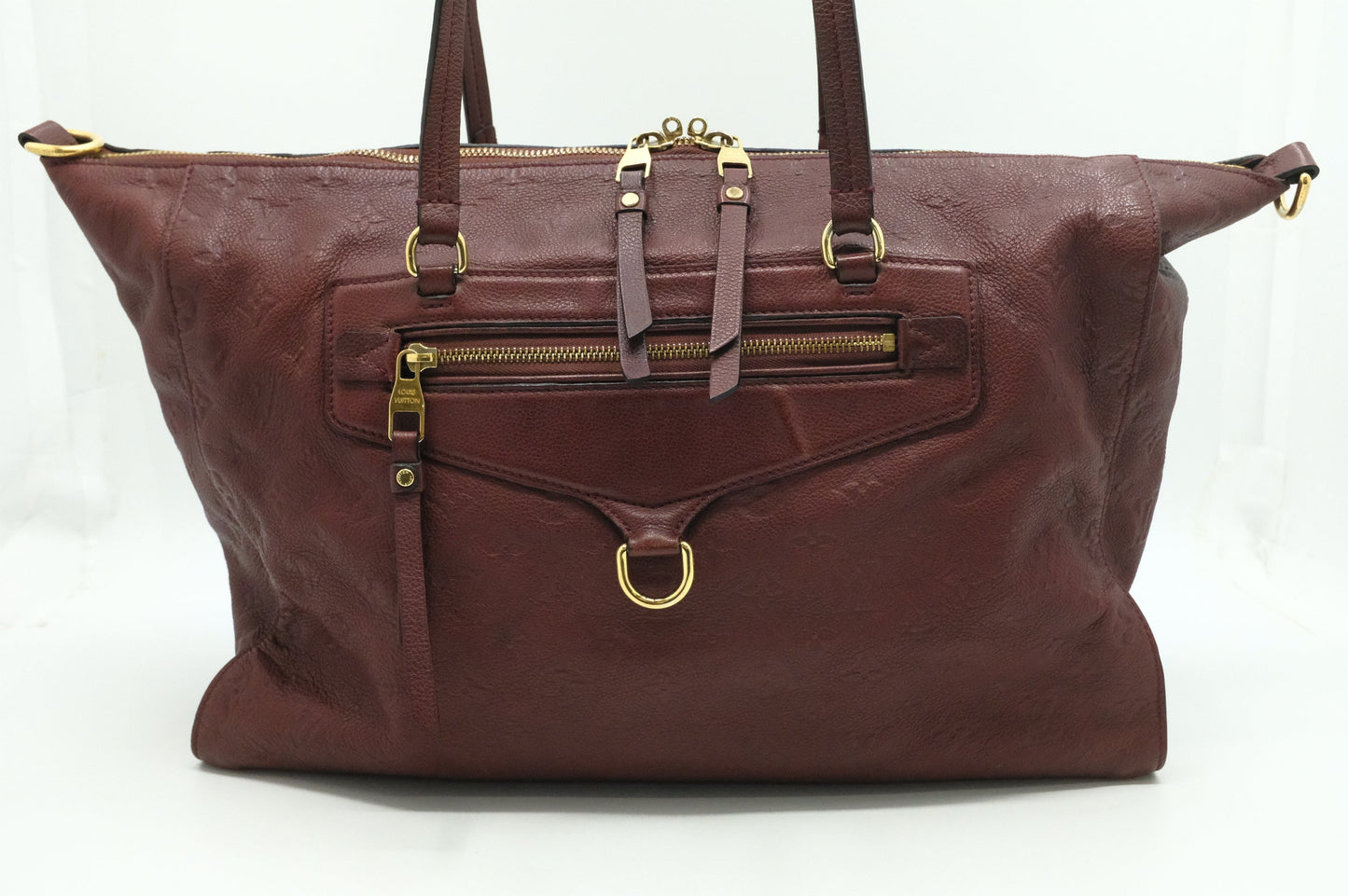 Louis Vuitton Lumineuse in Burgundy Empreinte Leather