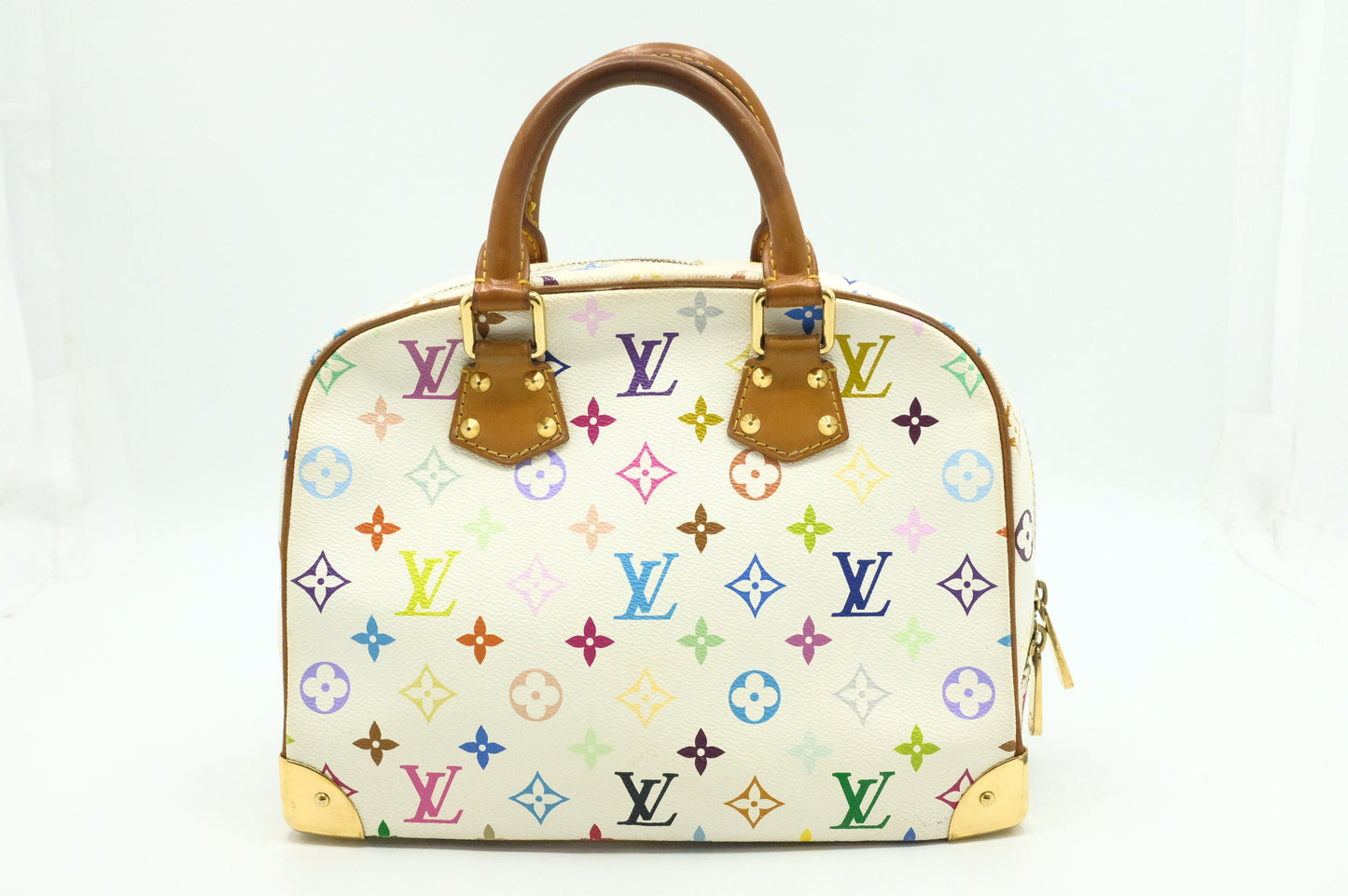 Louis Vuitton Trouville in White Multicolor Canvas