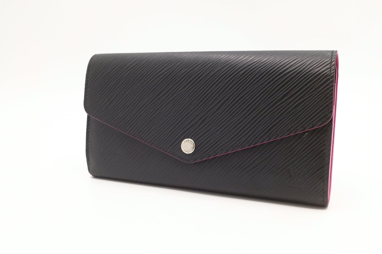 Louis Vuitton Sarah Wallet NM in Black Epi Leather