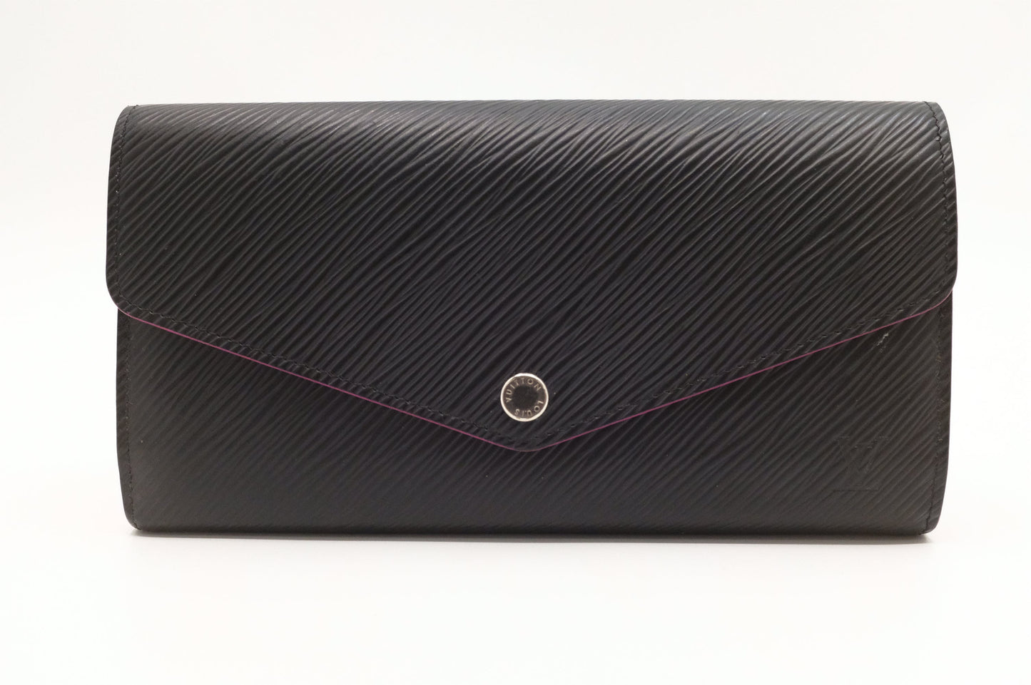 Louis Vuitton Sarah Wallet NM in Black Epi Leather