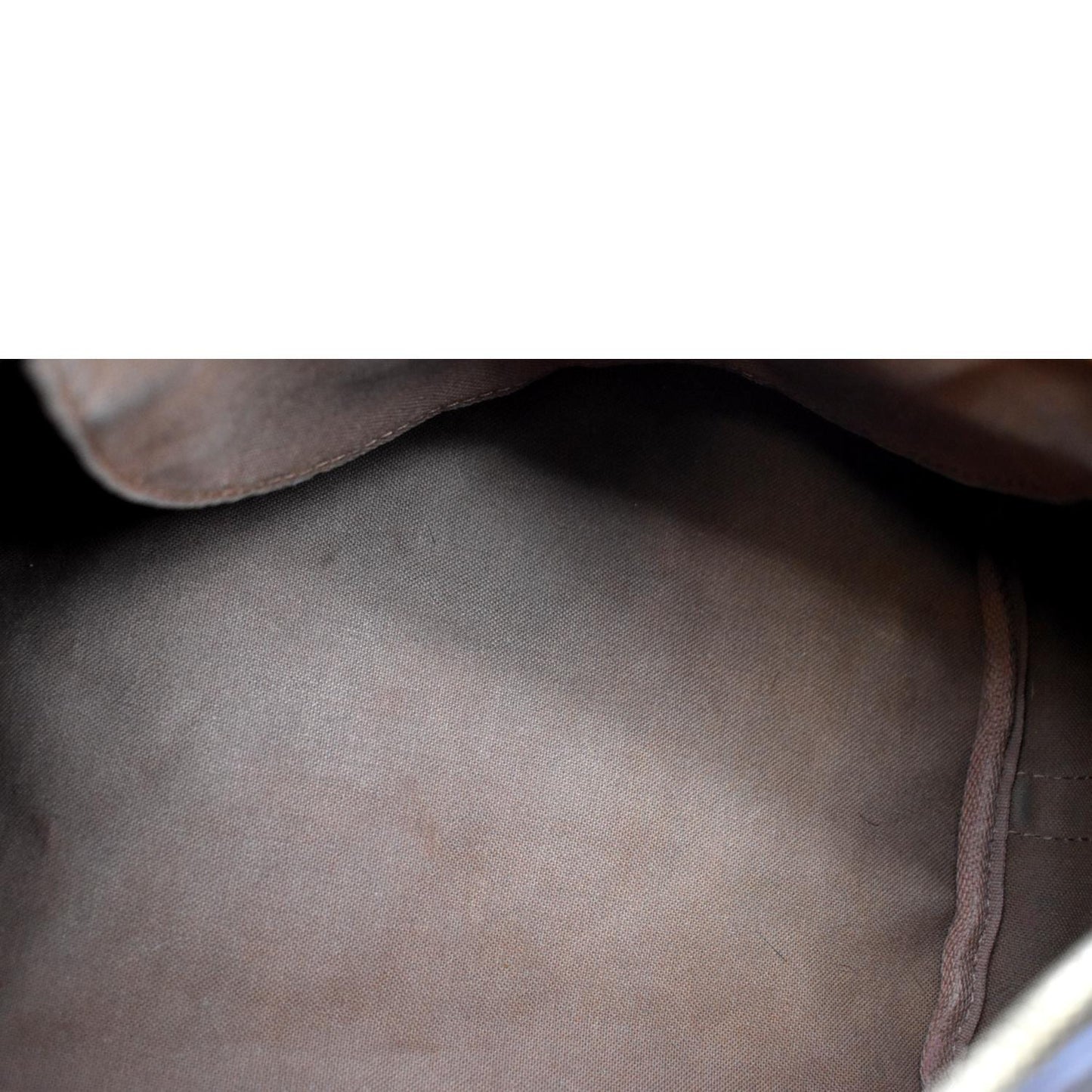 LOUIS VUITTON  25 Monogram Canvas Satchel Bag Brown
