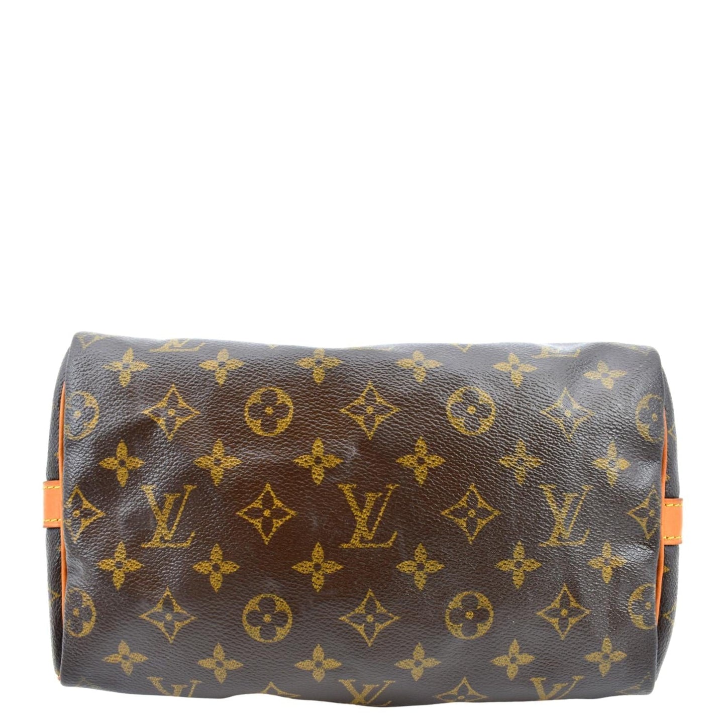 LOUIS VUITTON  25 Monogram Canvas Satchel Bag Brown