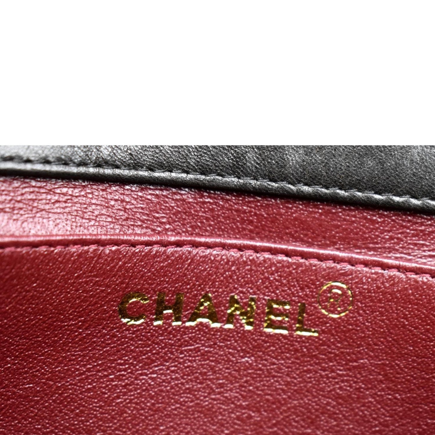 CHANEL  Flap Quilted Leather Top Handle Bag Black