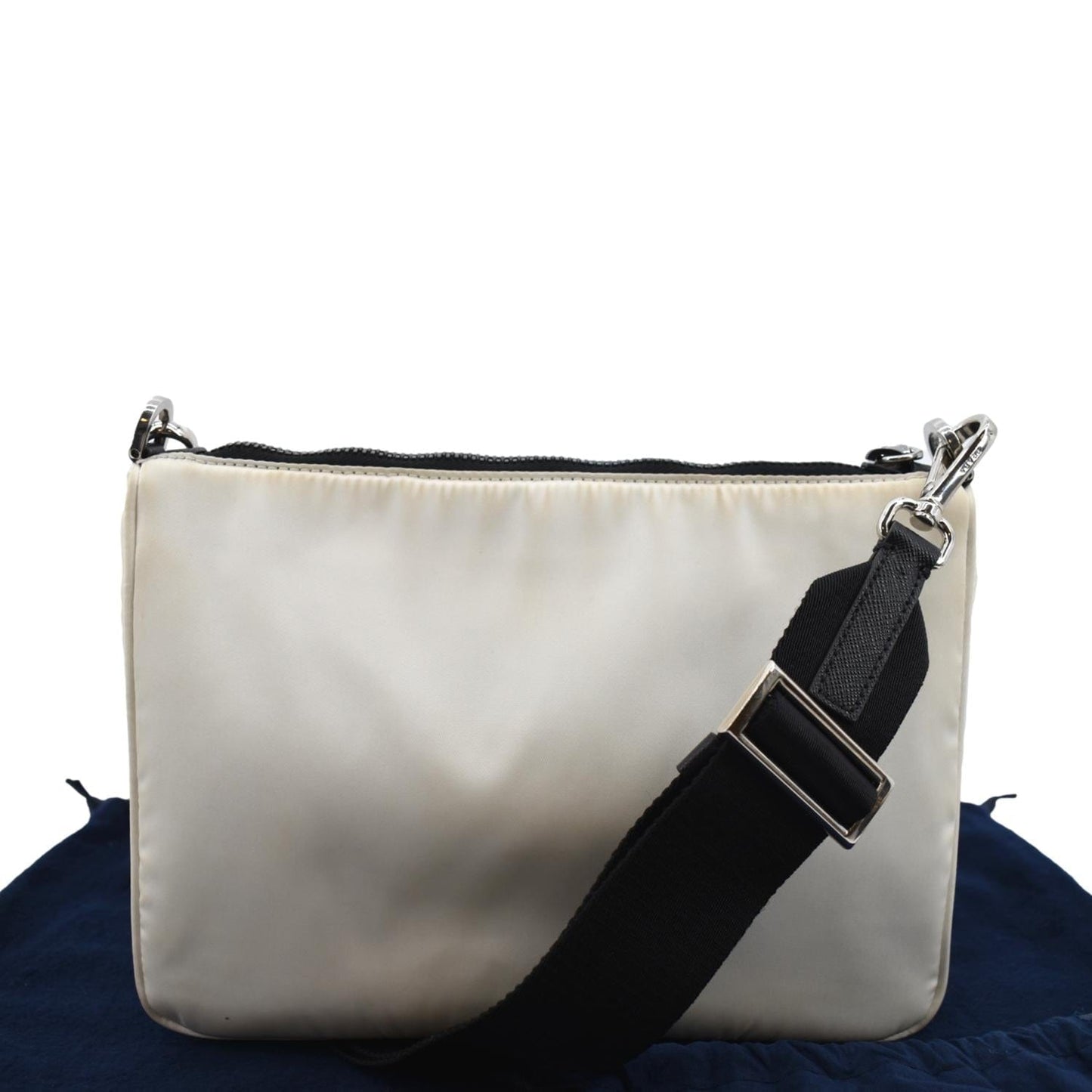 PRADA Re-Nylon Shoulder Bag White