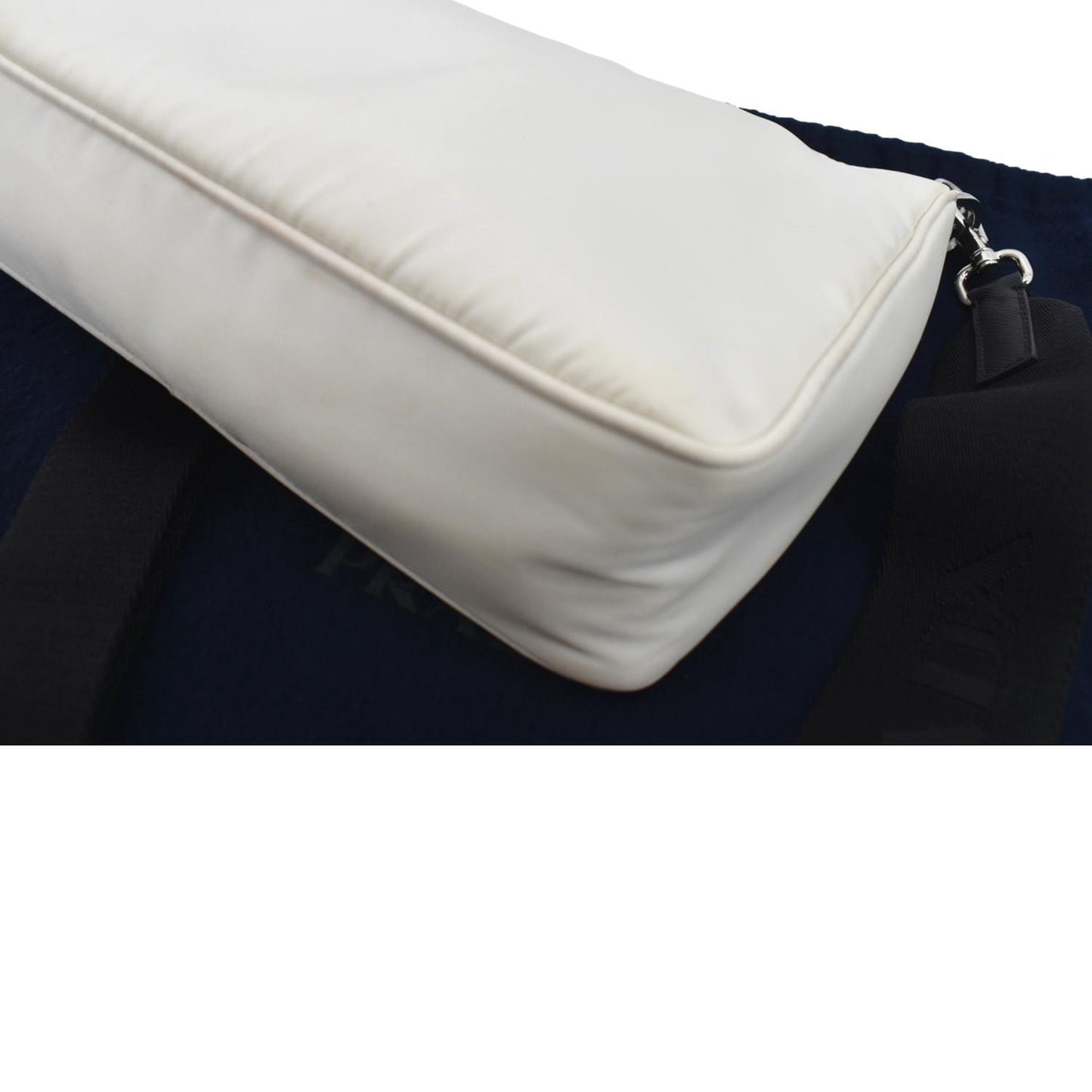 PRADA Re-Nylon Shoulder Bag White
