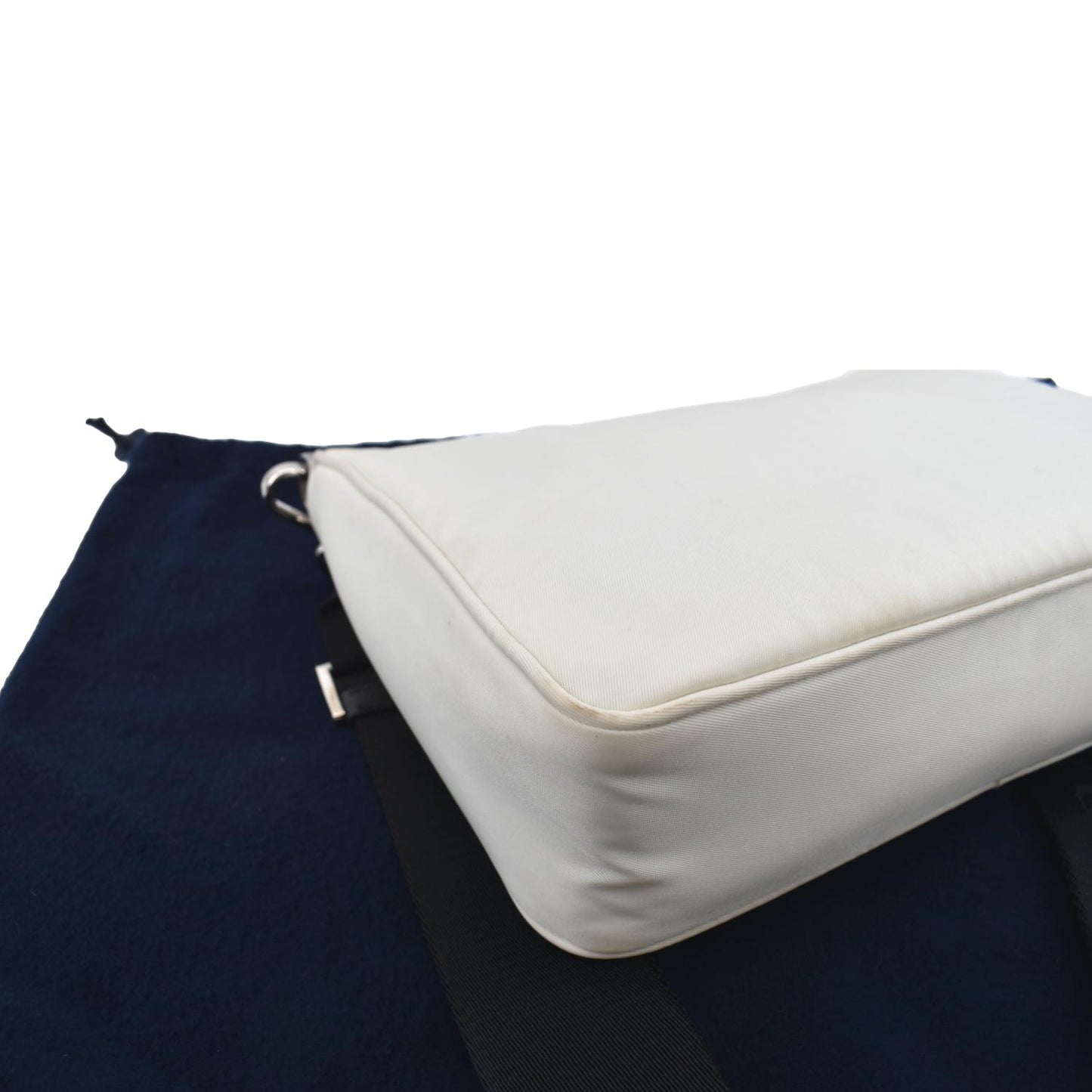 PRADA Re-Nylon Shoulder Bag White