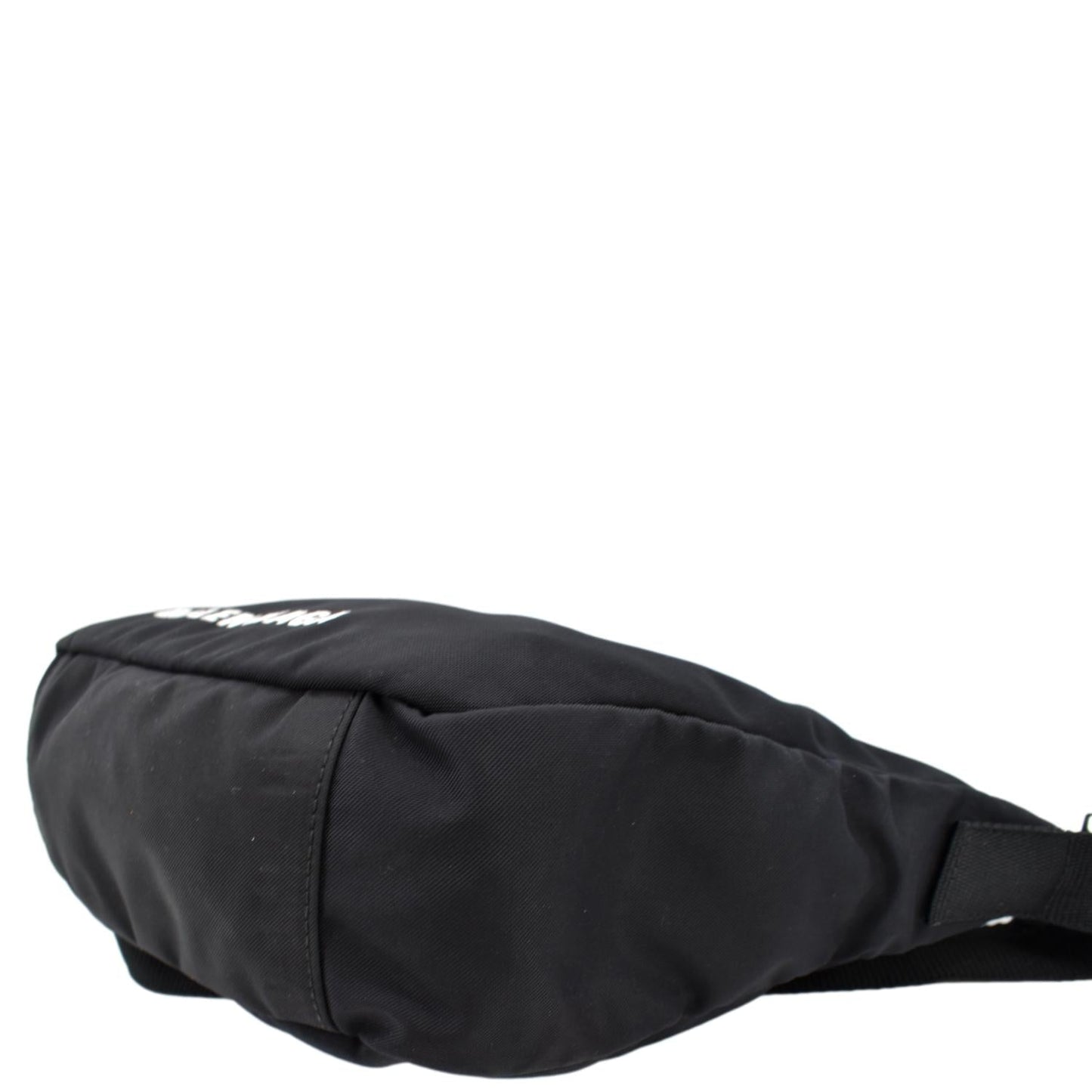 BALENCIAGA Wheel Nylon Shoulder Bag Black