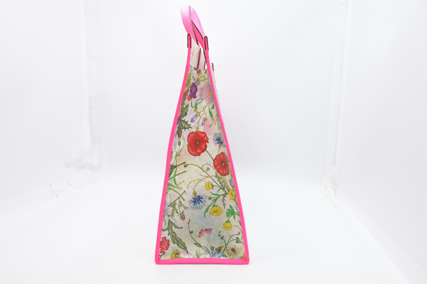 Gucci Tote in Clear Flora Vinyl