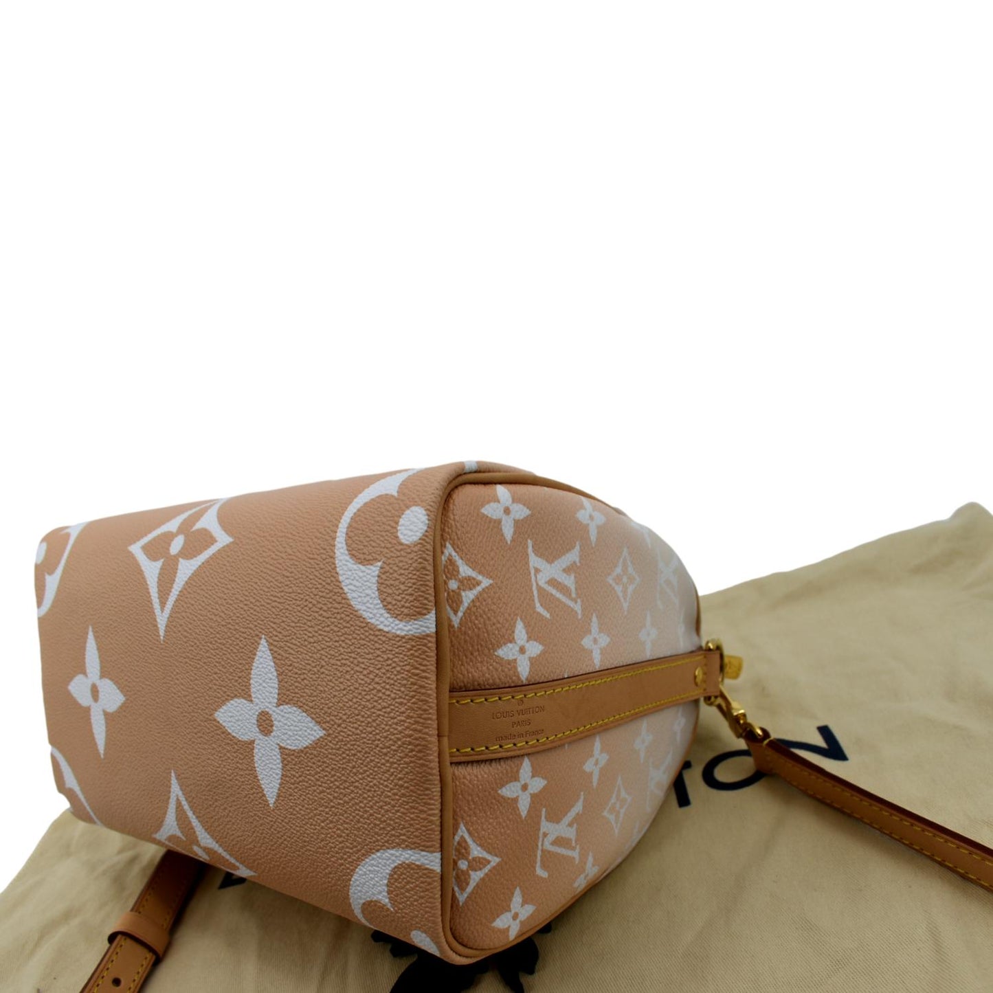 LOUIS VUITTON  Bandouliere 25 By The Pool Giant Monogram Shoulder Bag Brume