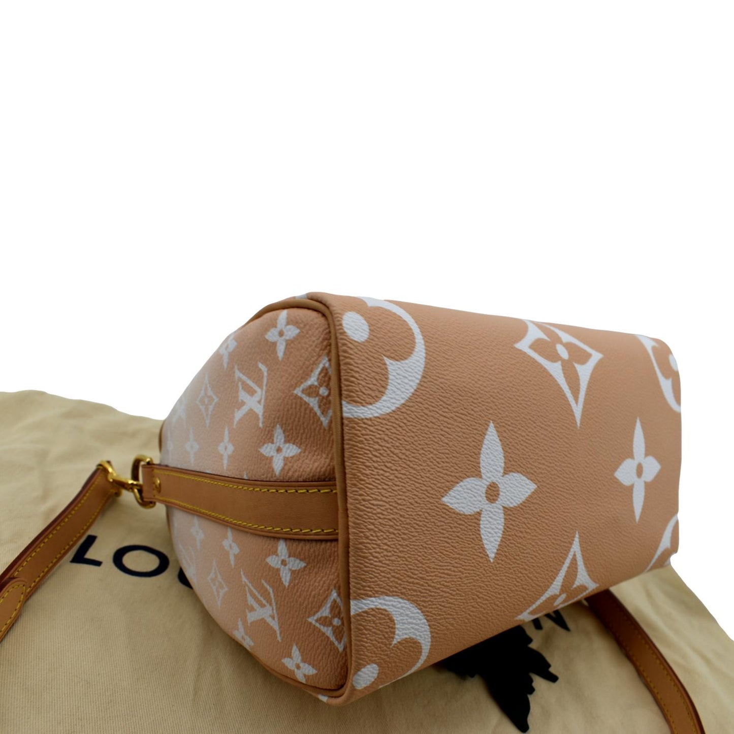 LOUIS VUITTON  Bandouliere 25 By The Pool Giant Monogram Shoulder Bag Brume