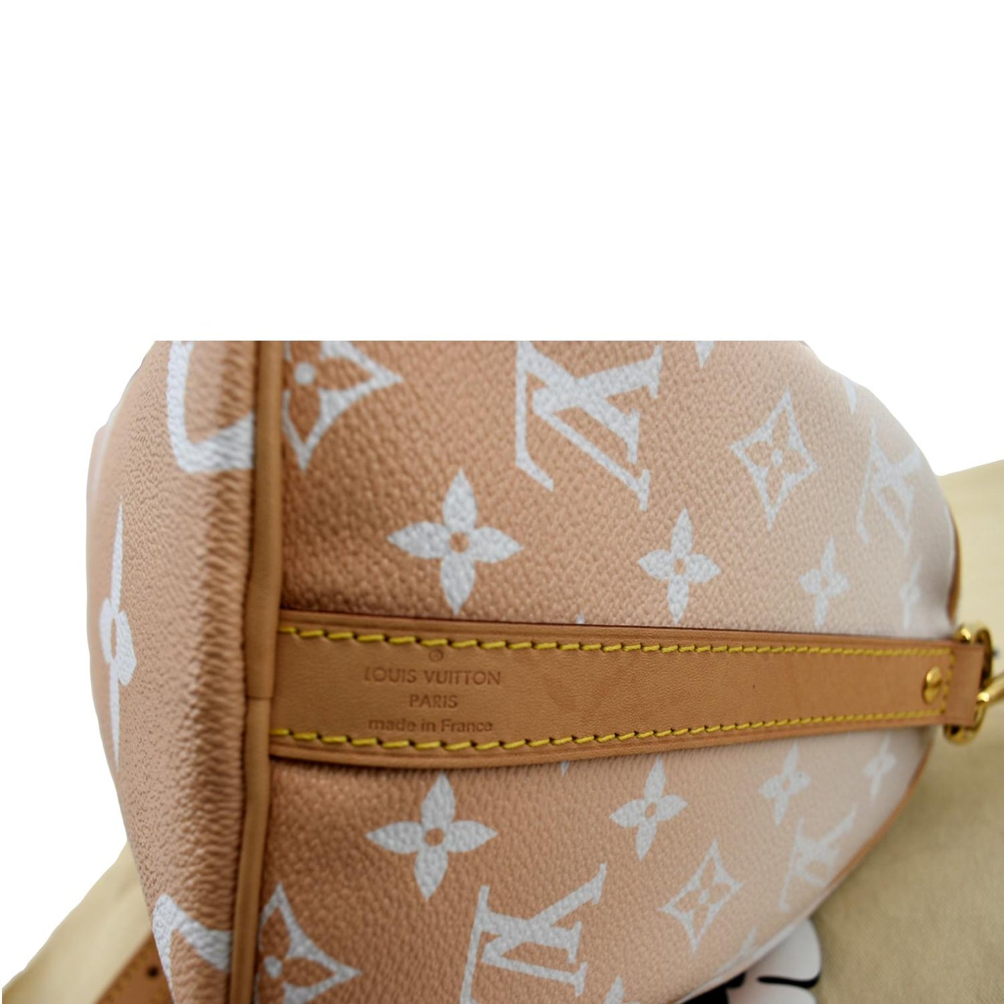 LOUIS VUITTON  Bandouliere 25 By The Pool Giant Monogram Shoulder Bag Brume