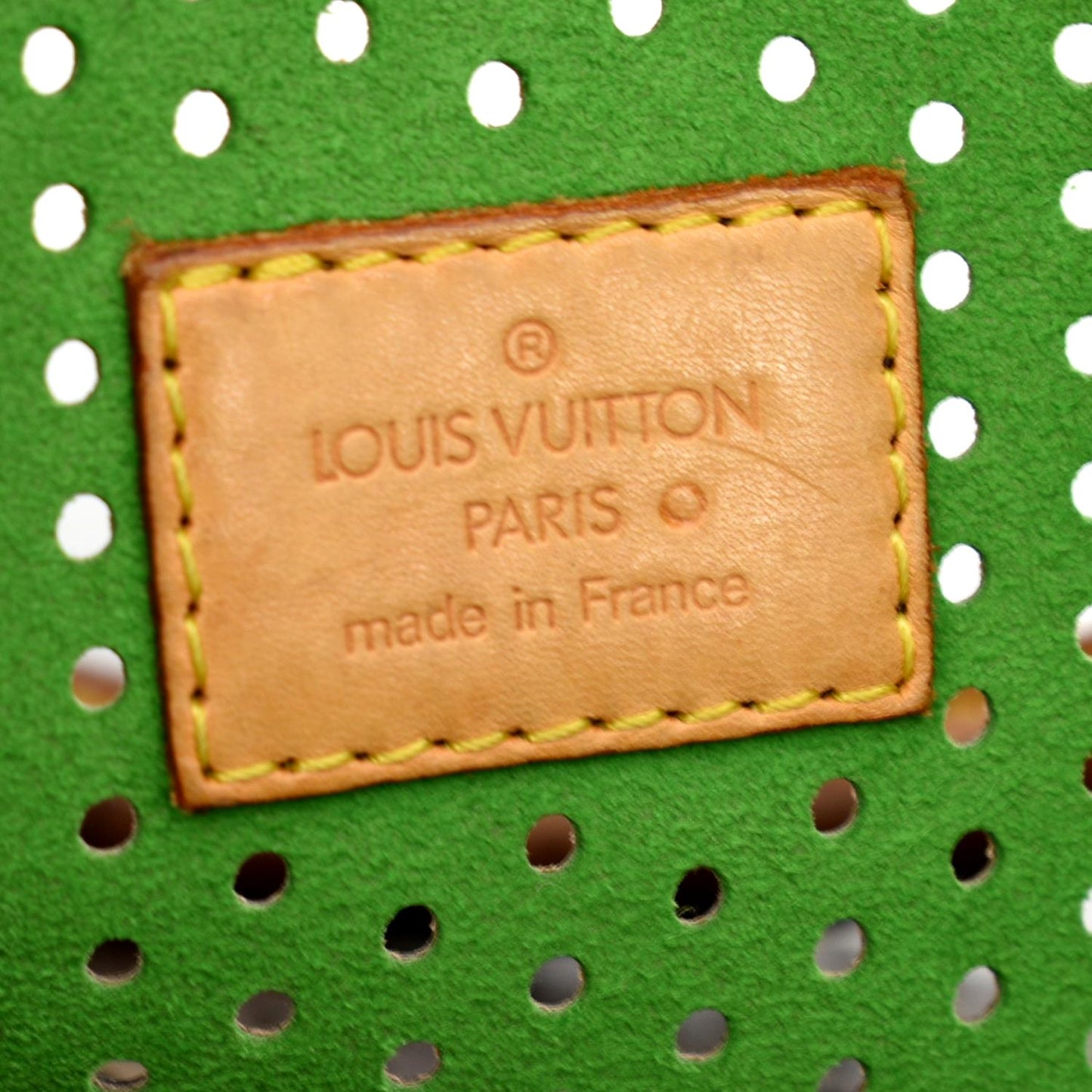 LOUIS VUITTON  Monogram Perforated Satchel Bag Brown