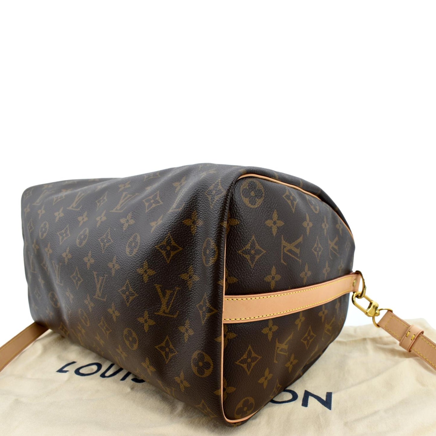 LOUIS VUITTON  35 Bandouliere Monogram Canvas Shoulder Bag Brown