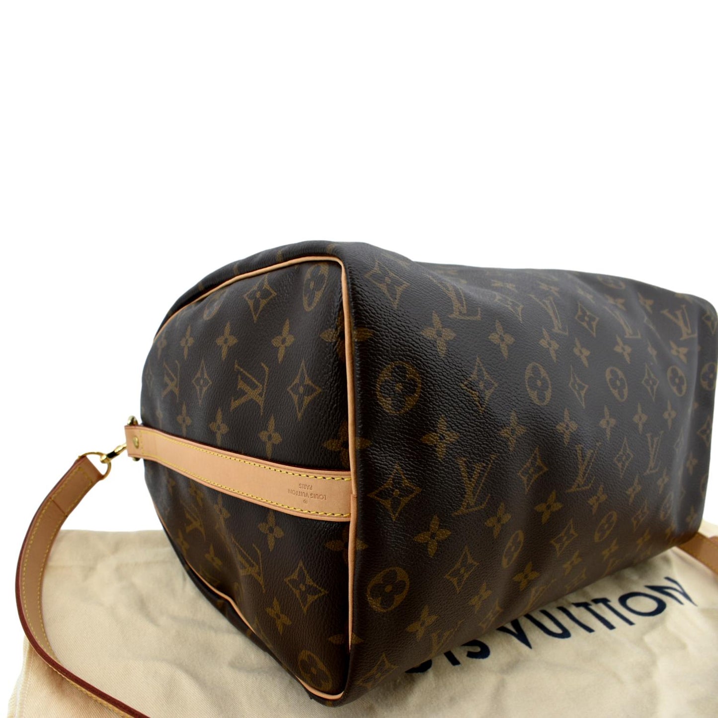 LOUIS VUITTON  35 Bandouliere Monogram Canvas Shoulder Bag Brown