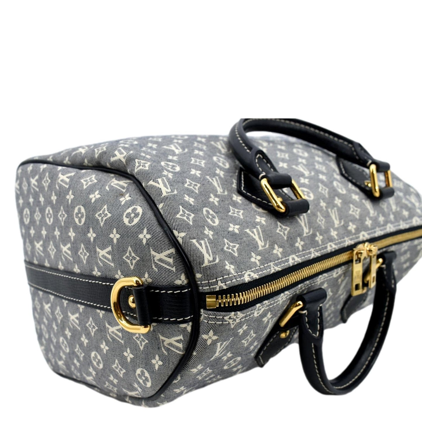 LOUIS VUITTON  30 Monogram Idylle Satchel Bag Fusain