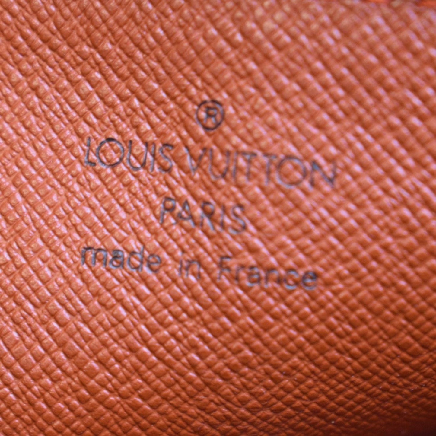 LOUIS VUITTON Papillon Damier Ebene Shoulder Bag Brown