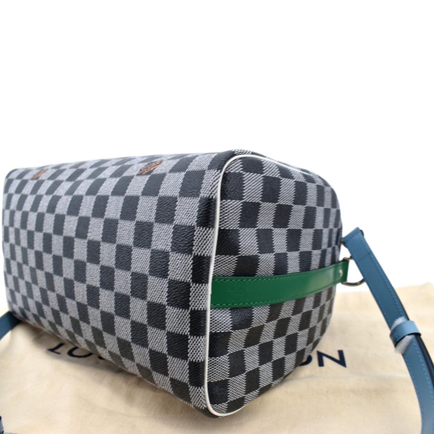 LOUIS VUITTON  30 Bandouliere Damier Shoulder Bag Black White