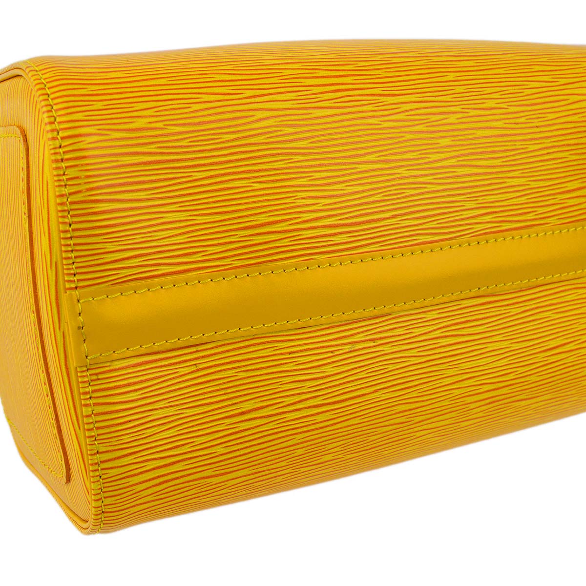 Louis Vuitton 1996 Yellow Epi Speedy 25 Handbag M43019