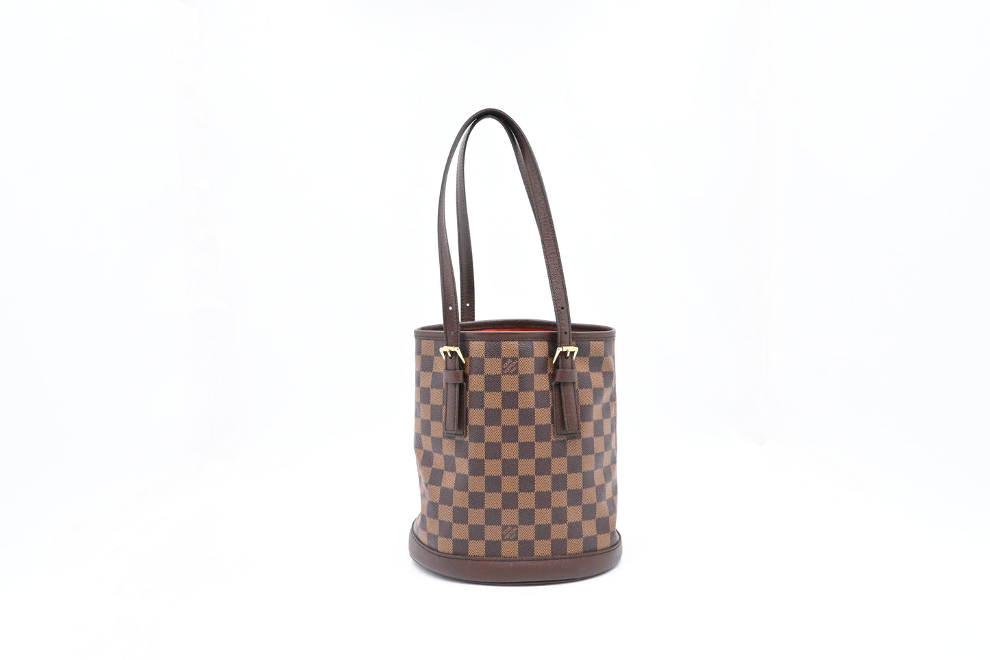 Louis Vuitton Marais Bucket in Damier Ebene Canvas