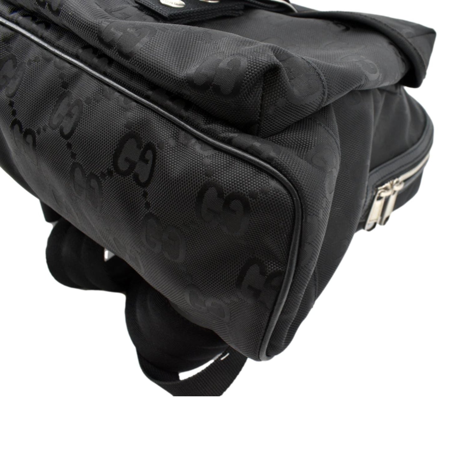 GUCCI Off The Grid GG Nylon Backpack Bag Black 644992