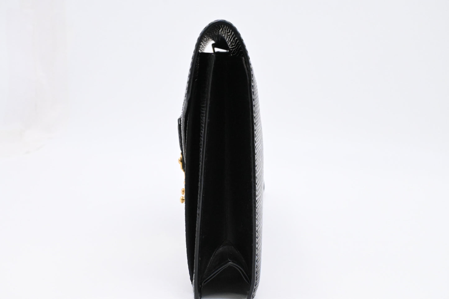 Louis Vuitton Sellier Dragonne in Black Epi Leather