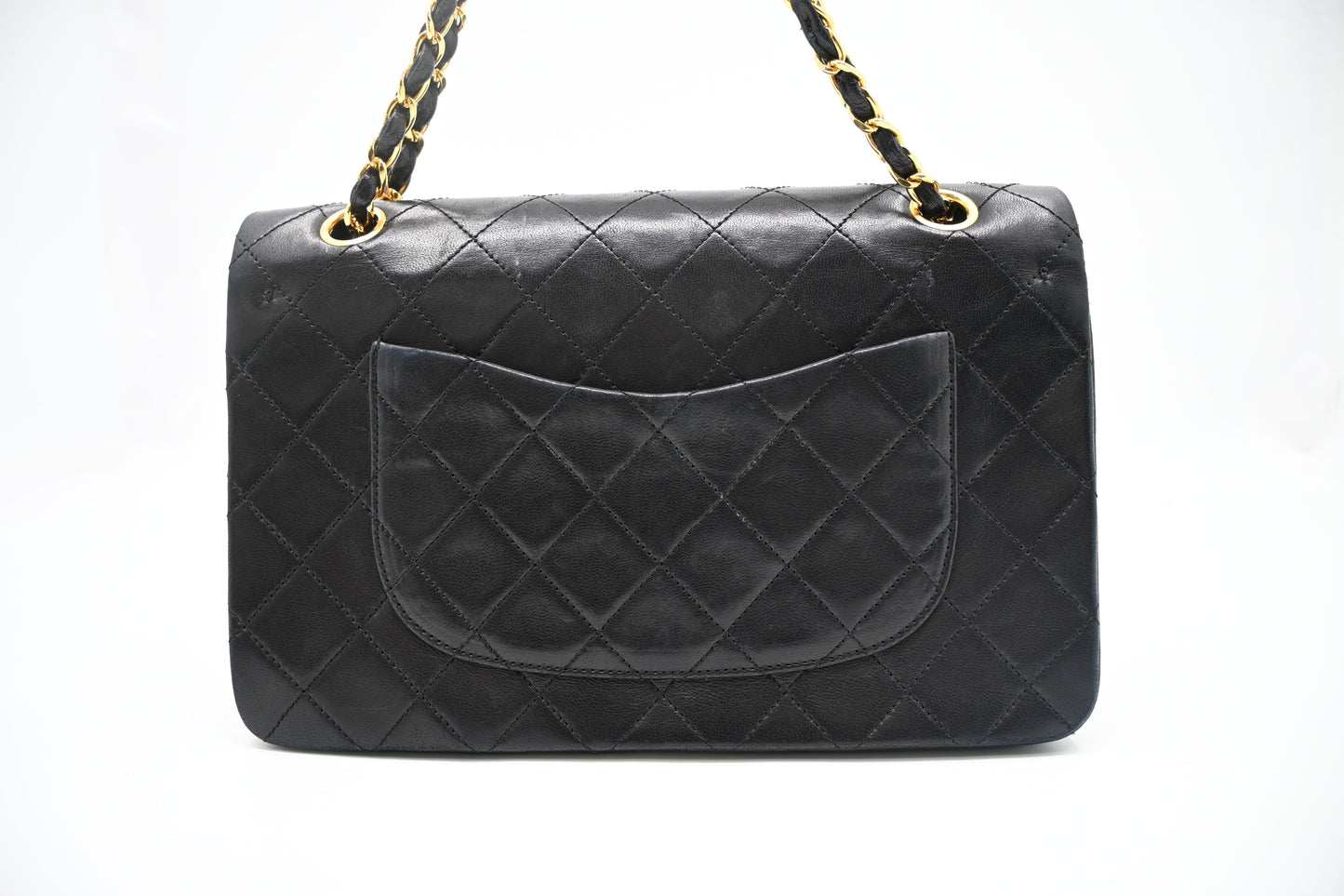 Chanel Medium Double Flap in Black MatelassÃ© Leather