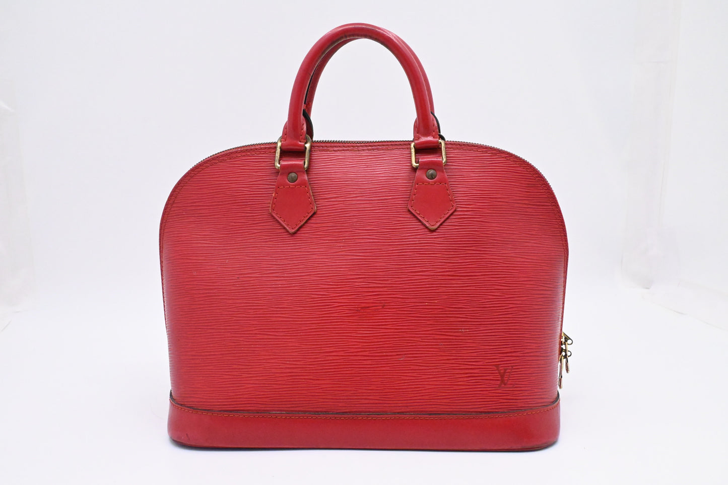 Louis Vuitton Alma in Red Epi Leather