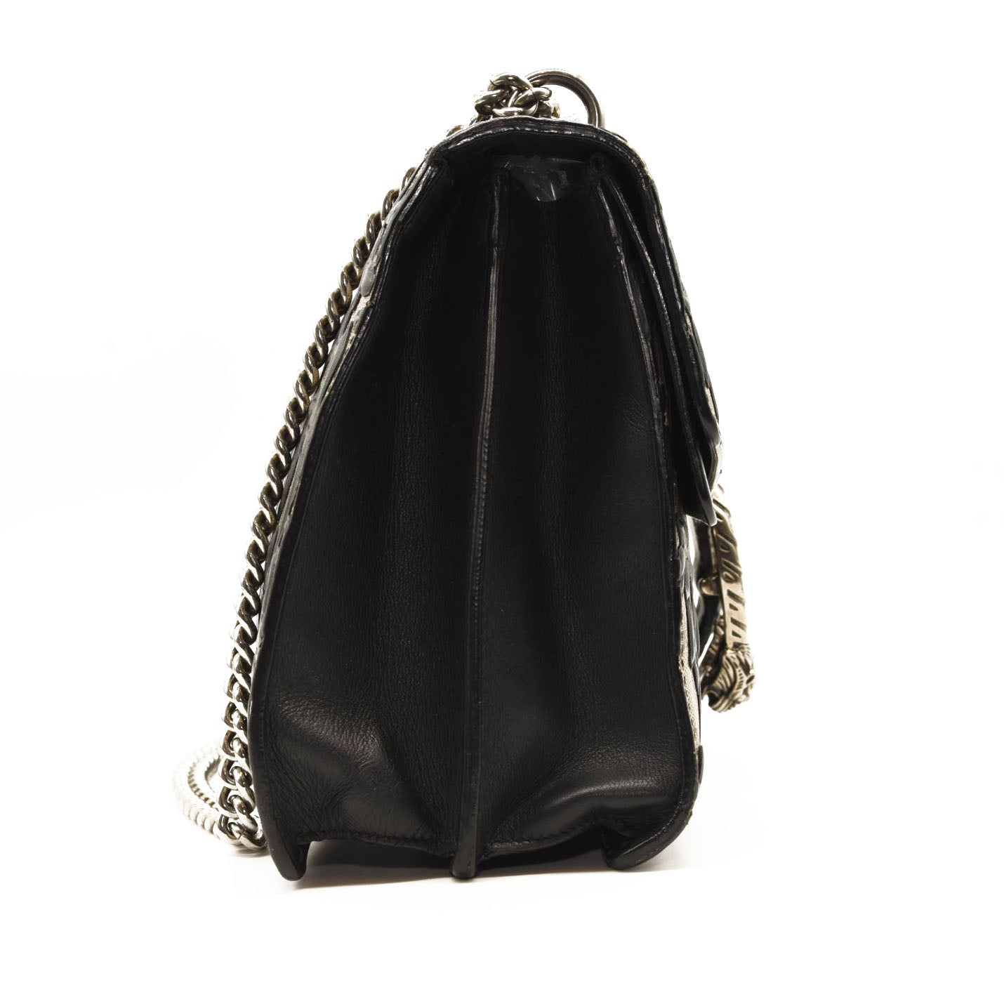 Gucci Leather Canvas Shoulder Bag
