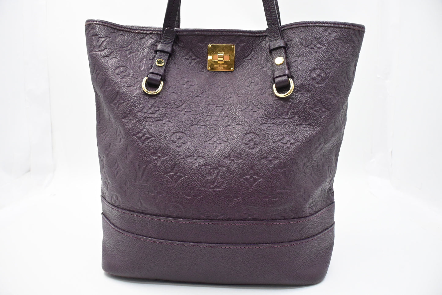 Louis Vuitton Citadine in Purple Empreinte Leather