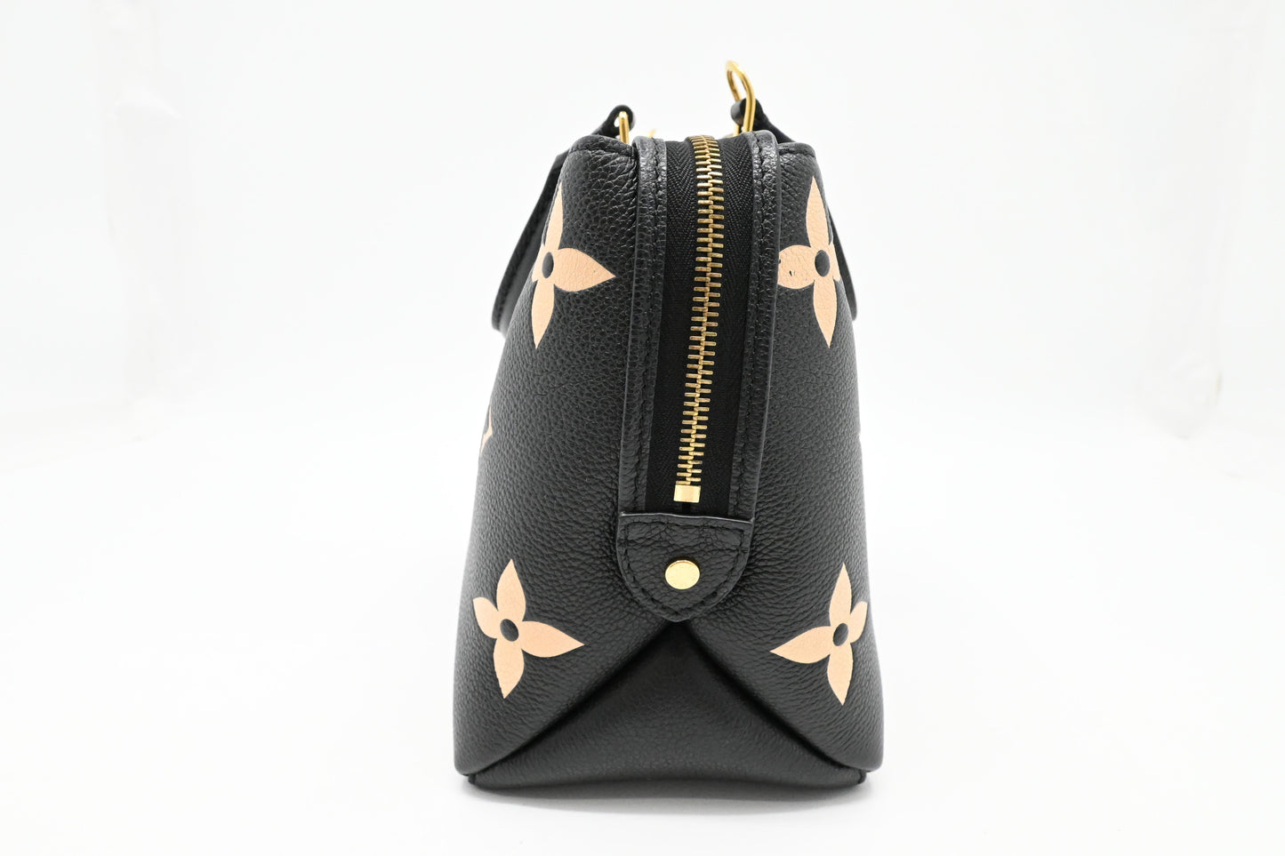 Louis Vuitton Petit Palais in Black Bicolor Monogram Empreinte Leather