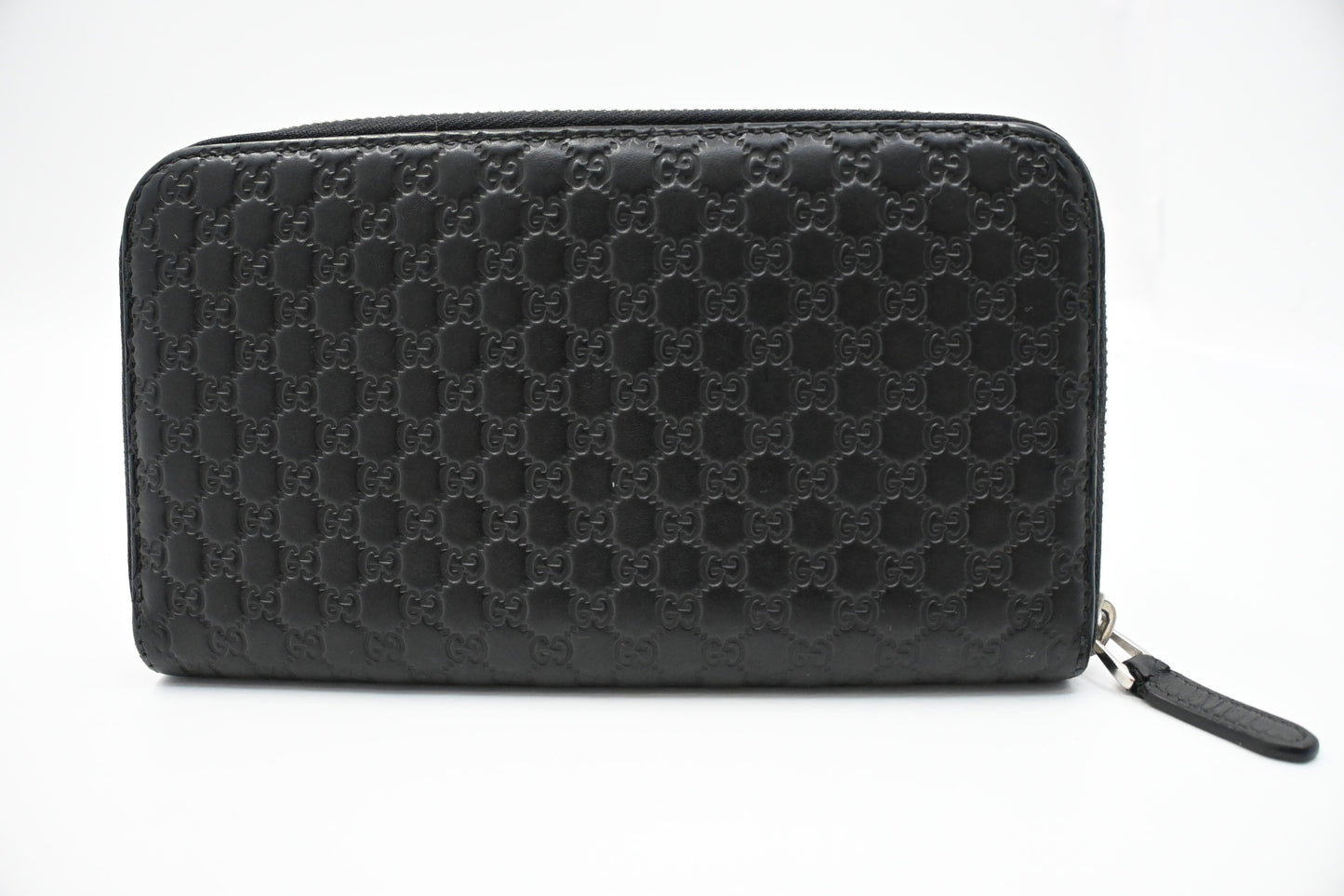 Gucci Long Wallet in Black Microguccissima Leather