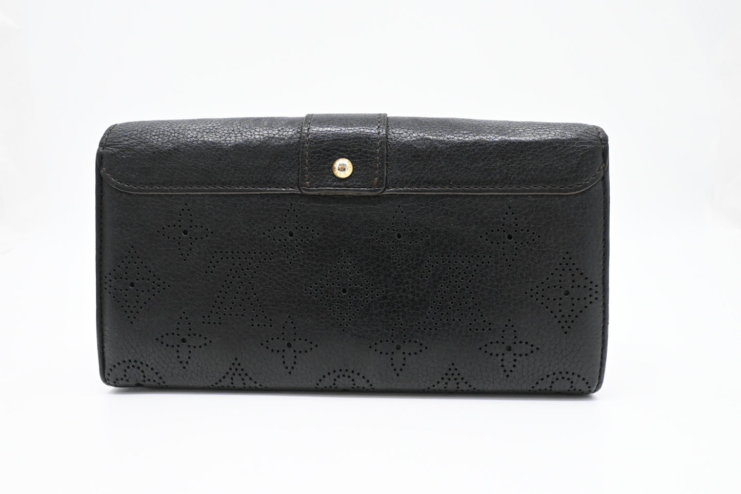 Louis Vuitton Iris Wallet in Black Mahina Leather