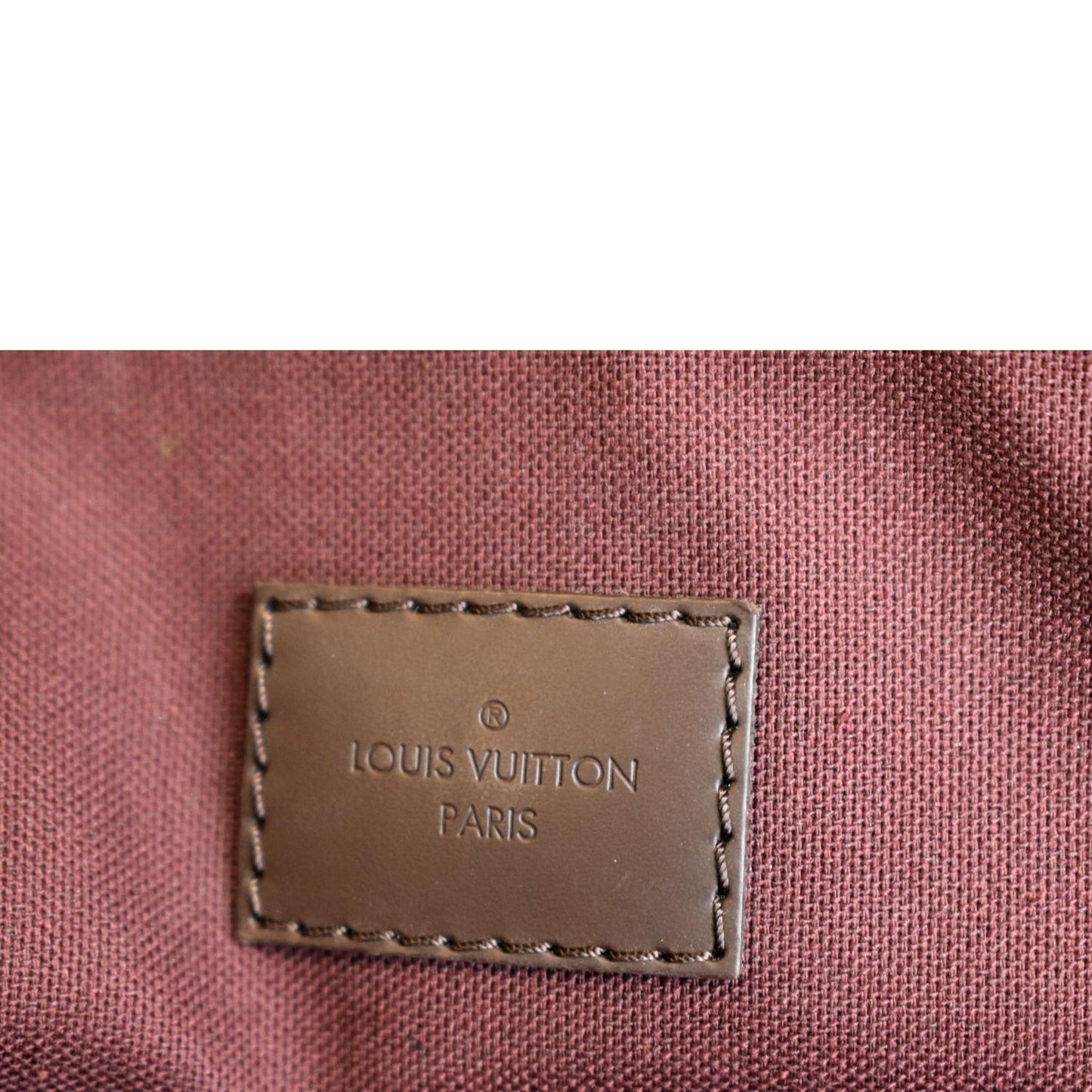 LOUIS VUITTON Iena MM Damier Ebene Shoulder Bag Brown -