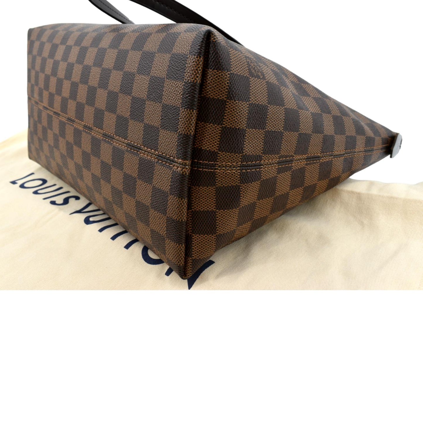 LOUIS VUITTON Iena MM Damier Ebene Shoulder Bag Brown -