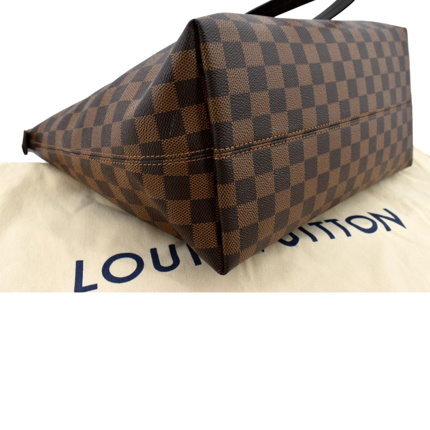 LOUIS VUITTON Iena MM Damier Ebene Shoulder Bag Brown -