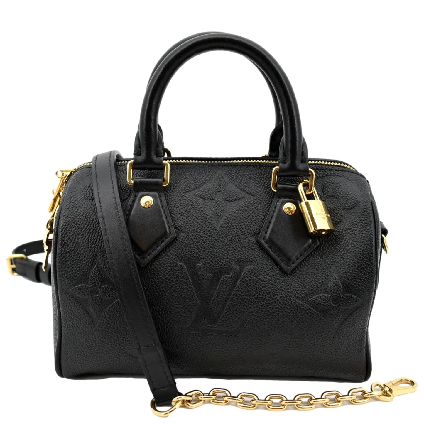 LOUIS VUITTON Giant  20 Bandouliere Empreinte  Shoulder Bag Black